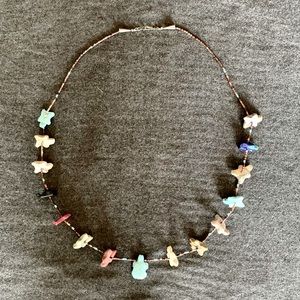 Colorful Vintage Native Fetish Necklace